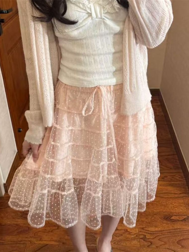 Cami Top Lace - Korean Fashion Slim Fit White Lace