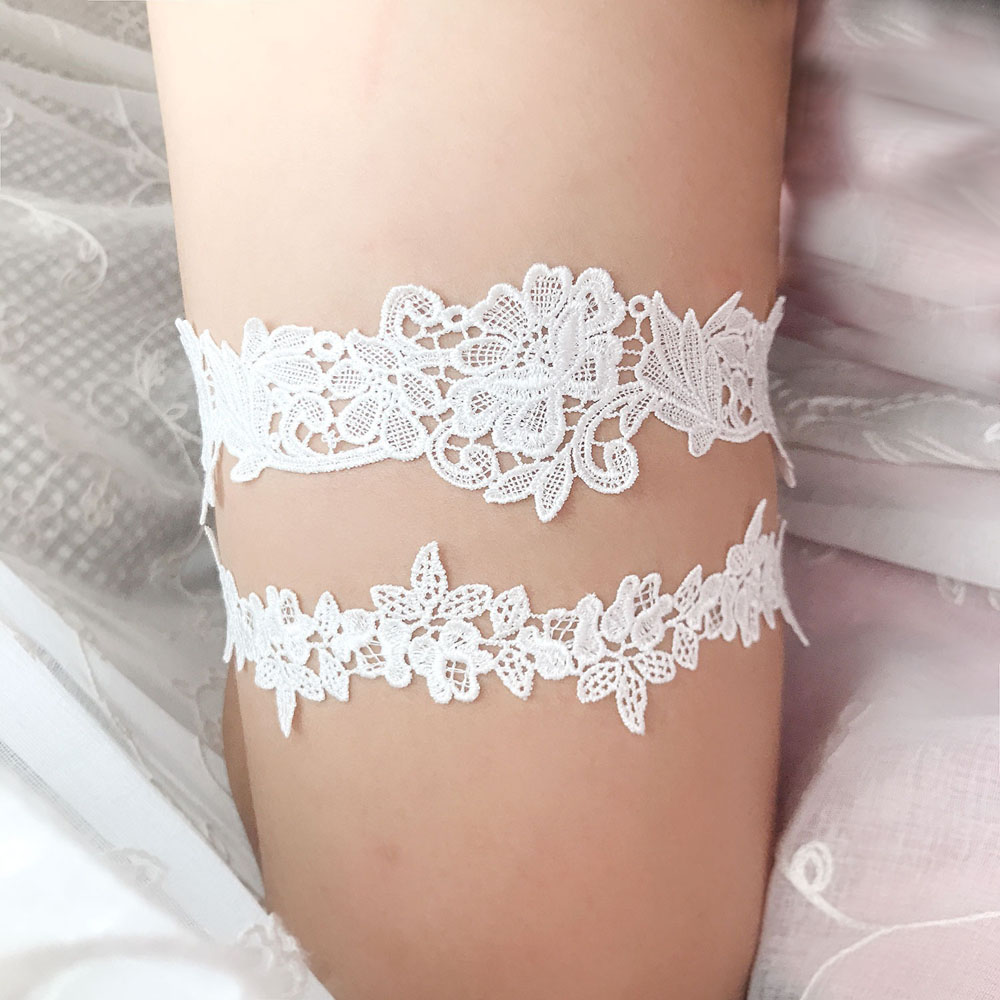 K02 Fashion Soft Sexy Lace Gar - Garter Belt Set avaliação e preço
