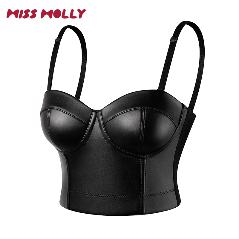 Women Leather Corset Bustiers  - Corset Waist Cinch avaliação e preço