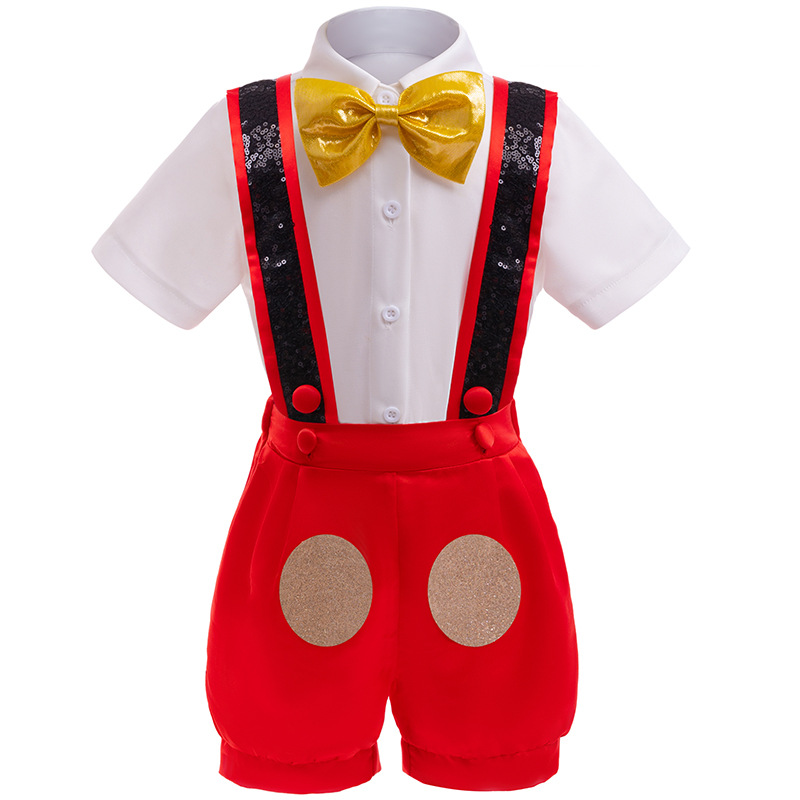 Kids Boys Cartoon Mouse Cospla - Boyshort Underwear avaliação e preço