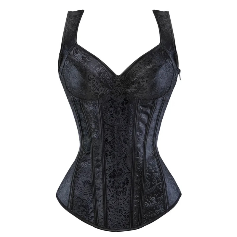 Women Floral Print Corset Top  - Shapewear Bodysuit Firm avaliação e preço