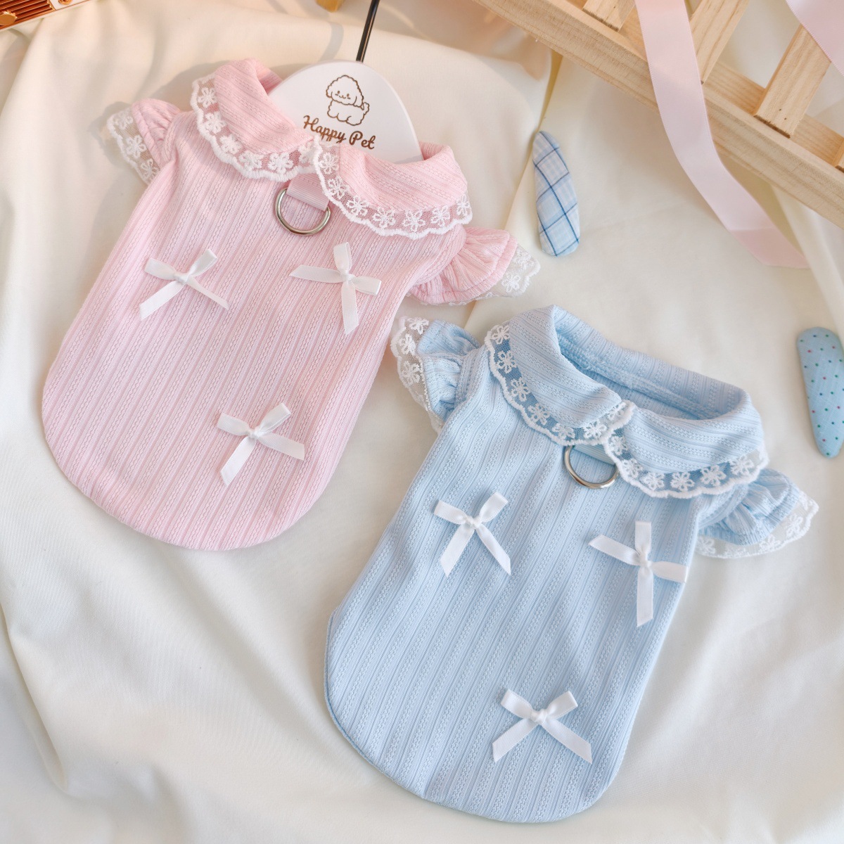 Pet Spring Lace Bow Vest Can P - Lace Teddy Lingerie avaliação e preço