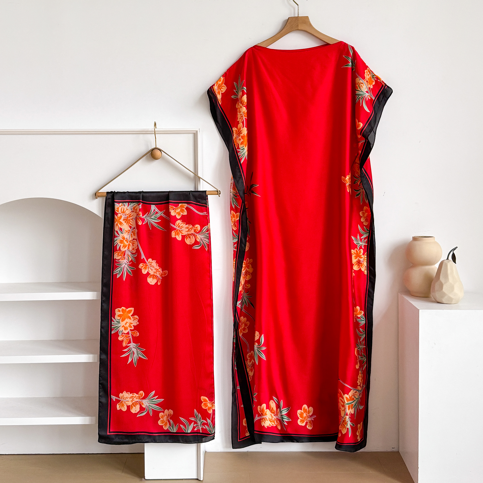 Summer Fashion Oversize Africa - Robe Silk Women avaliação e preço