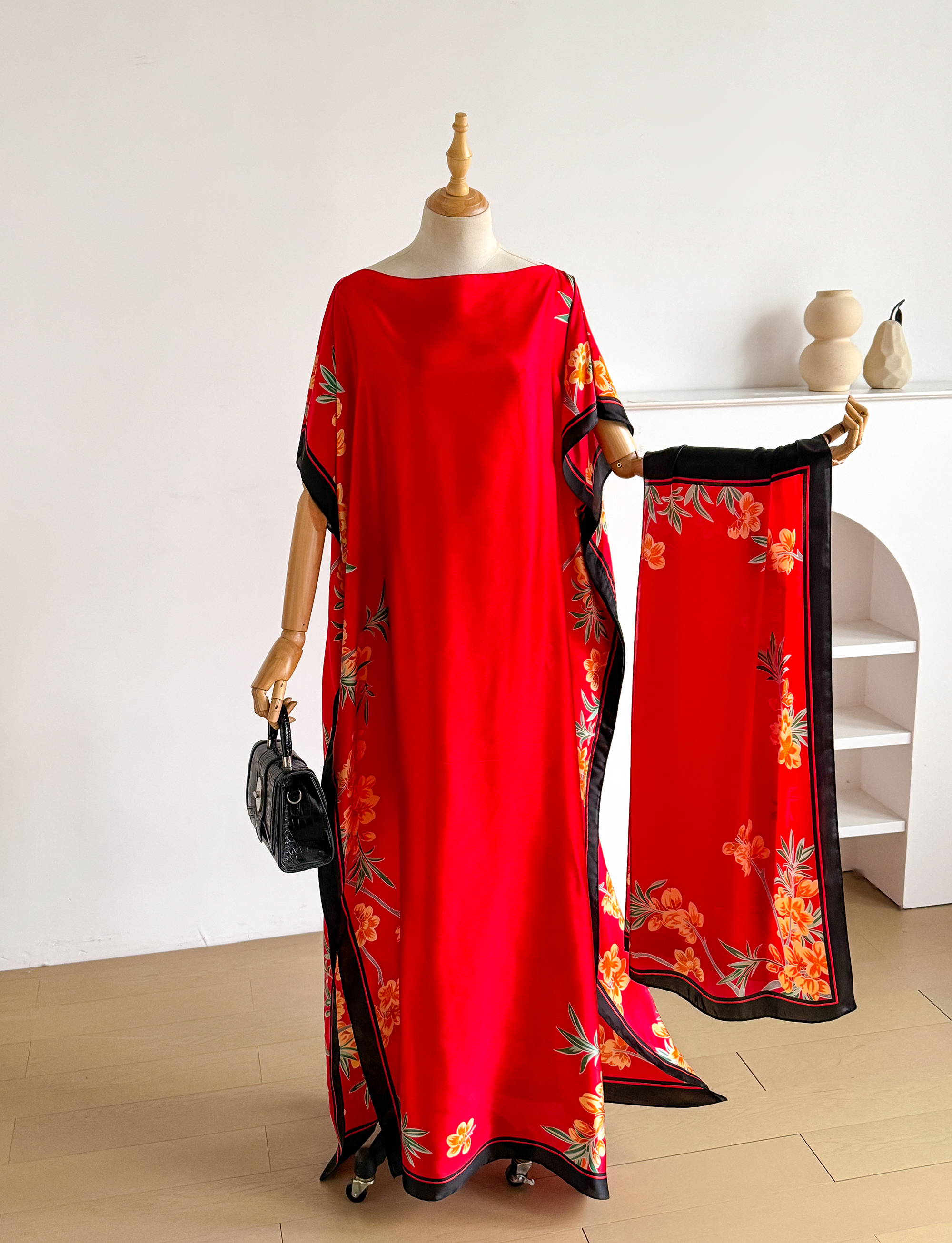 Summer Fashion Oversize Africa - Robe Silk Women avaliação e preço