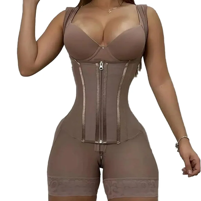 Body Shaper Women Colombian Fa - Shapewear Bodysuit Firm avaliação e preço