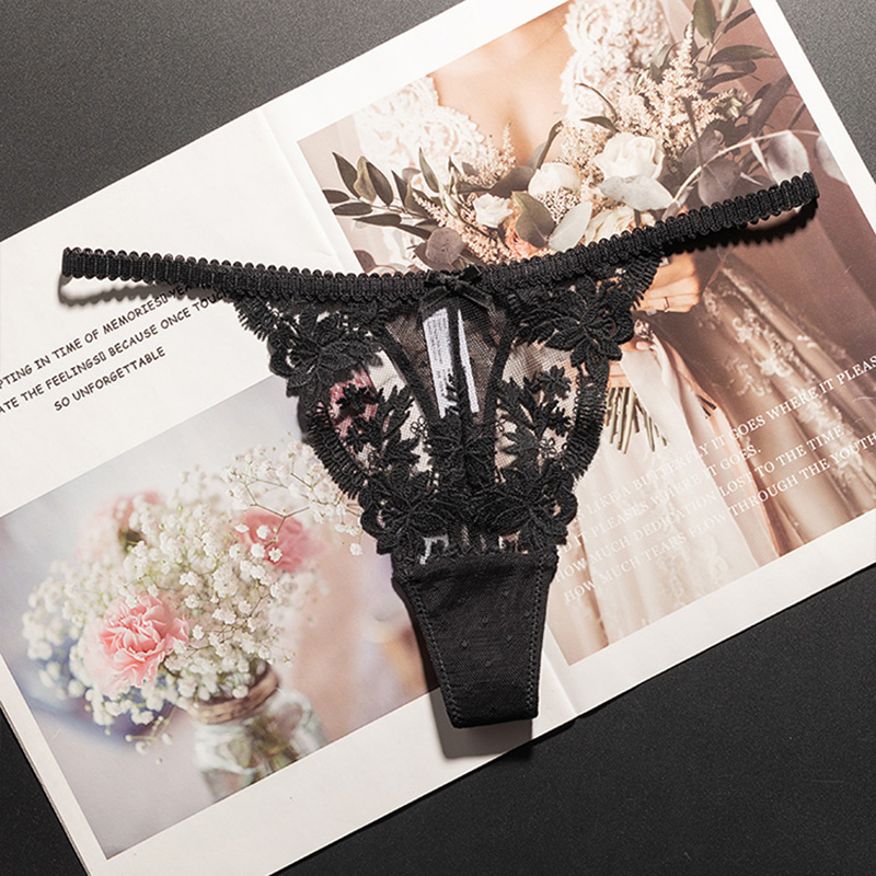 Lace Panties Sexy Thong Women  - Seamless Underwear Women avaliação e preço