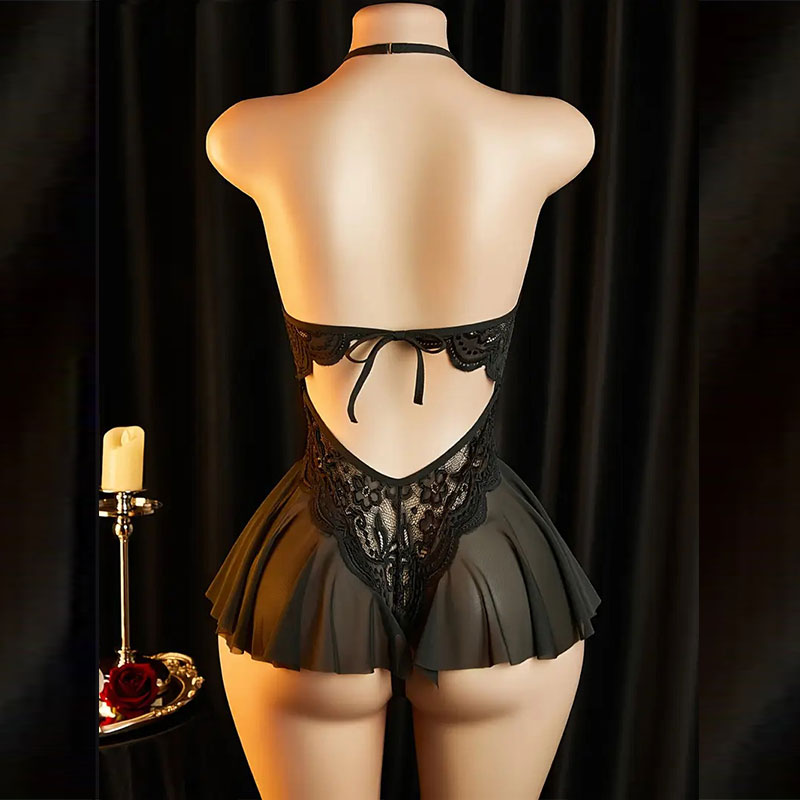 Crotchless Naughty Lingerie Fo - Lace Teddy Lingerie avaliação e preço
