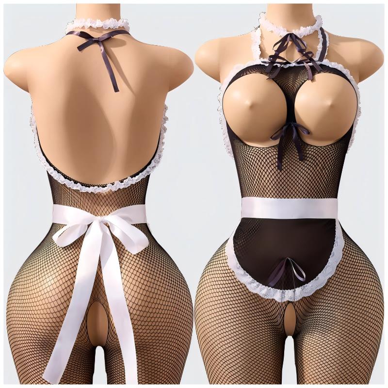 Porn Sexy Lingerie Set Fishnet - Bodystocking Fishnet avaliação e preço