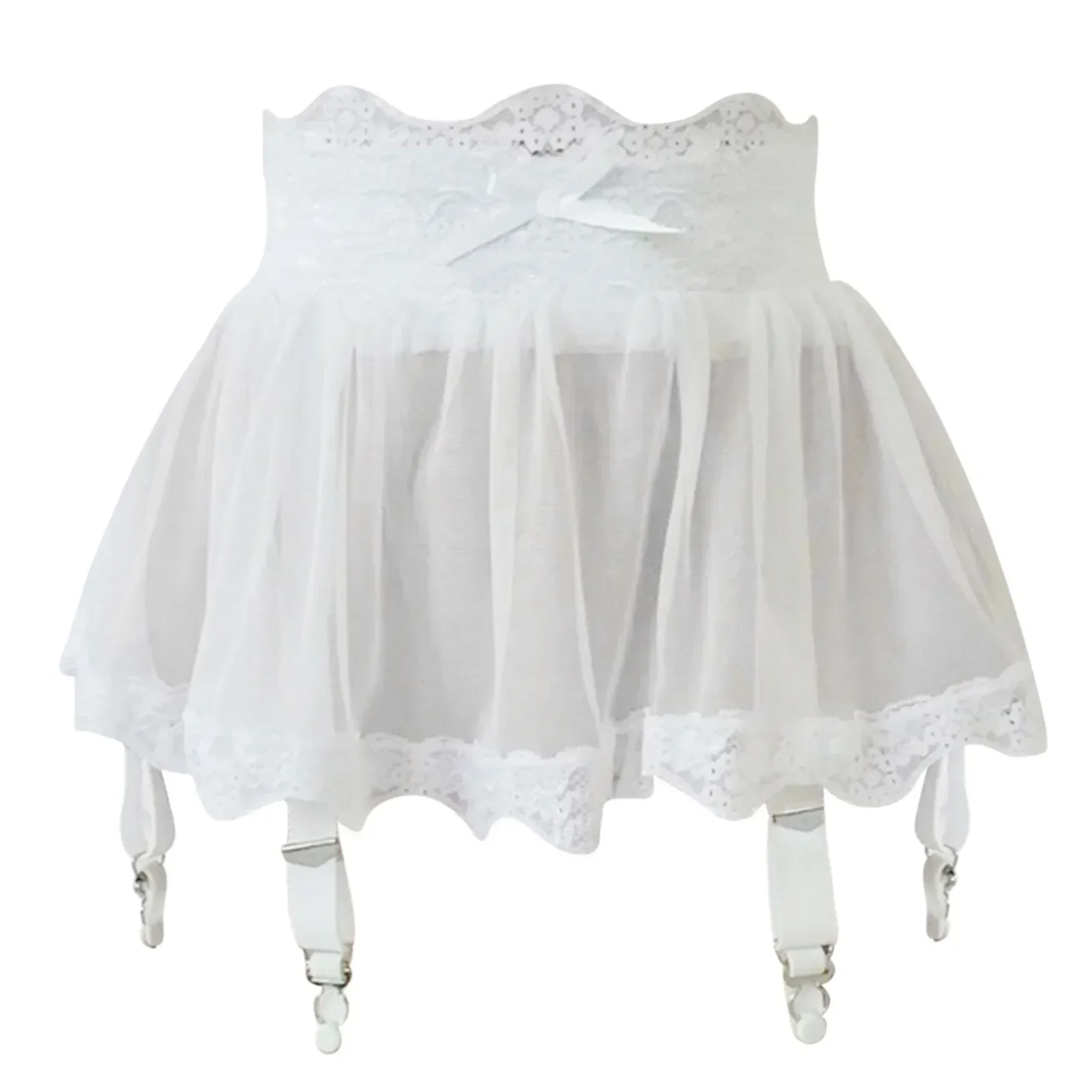 Women High Waist Lace Bandage  - Garter Belt Set avaliação e preço
