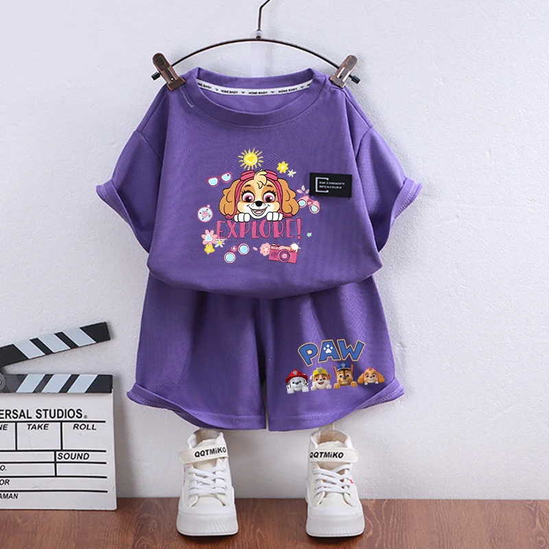 2Pc Paw Patrols T Shirt Chase  - Boyshort Underwear avaliação e preço