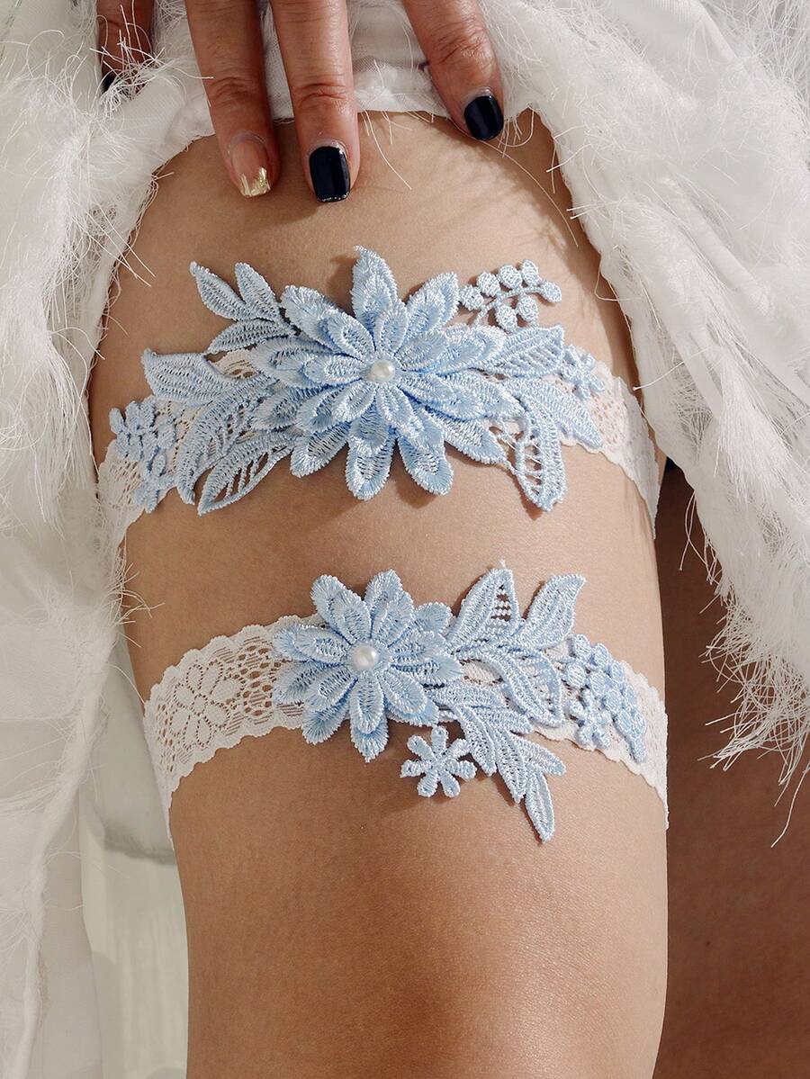 2pcs/Set Fashionable Court-Sty - Garter Belt Set avaliação e preço