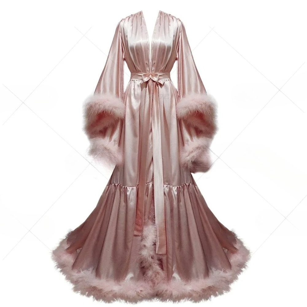 Customized Bathrobe for Women  - Robe Silk Women avaliação e preço