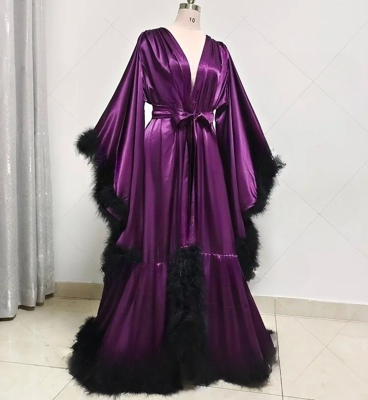 Customized Bathrobe for Women  - Robe Silk Women avaliação e preço