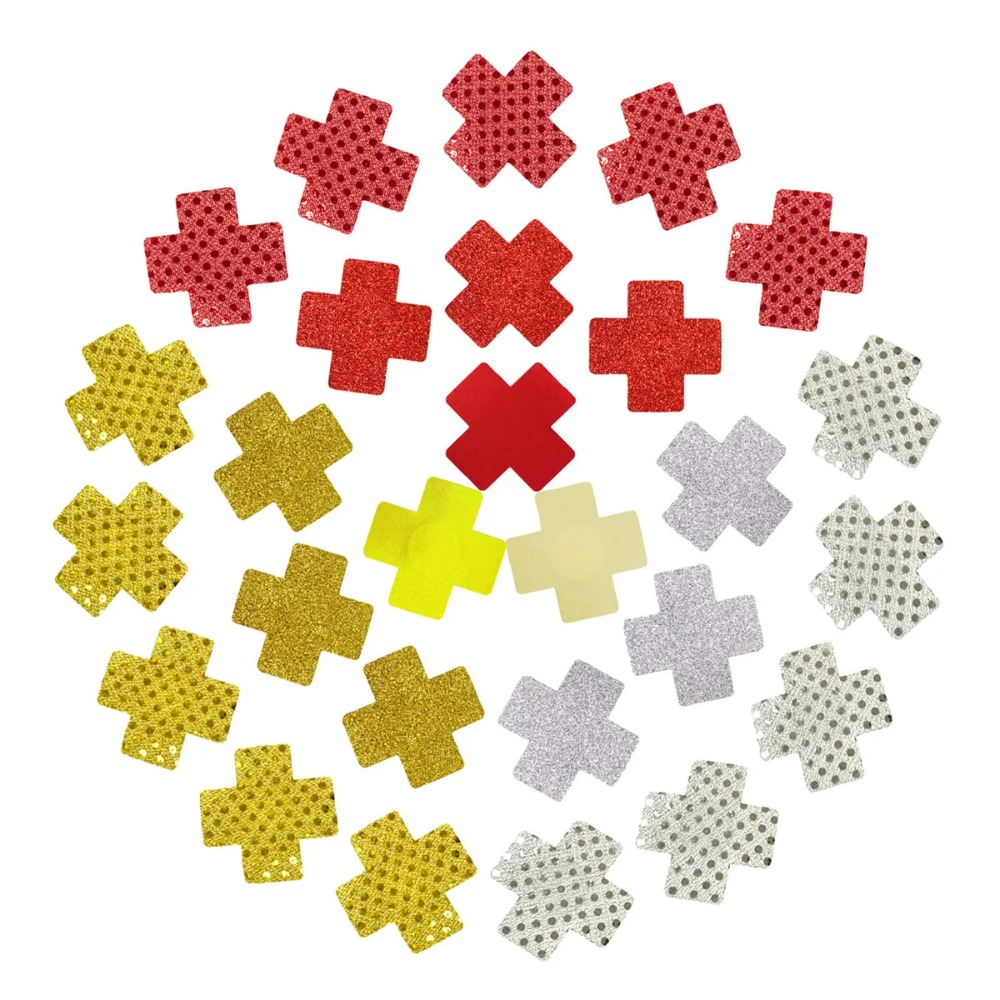 Red Cross Design Nipple Covers - Nipple Cover Pasties avaliação e preço