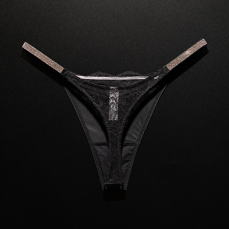 Rhinestone Lace Sexy Girls Wom - Seamless Underwear Women avaliação e preço